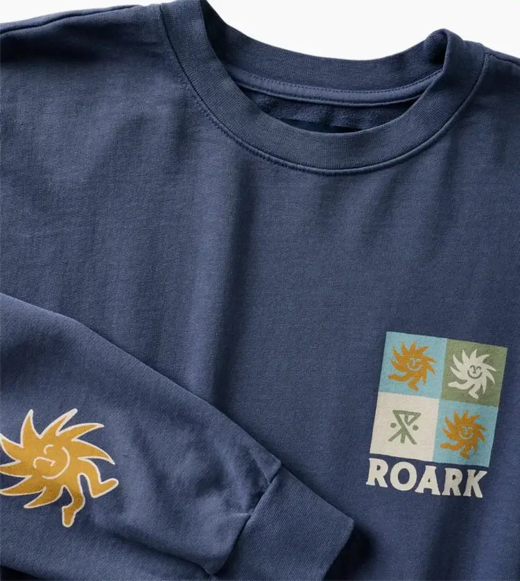 Roark Forever Roaming Crew Sweatshirt Slate