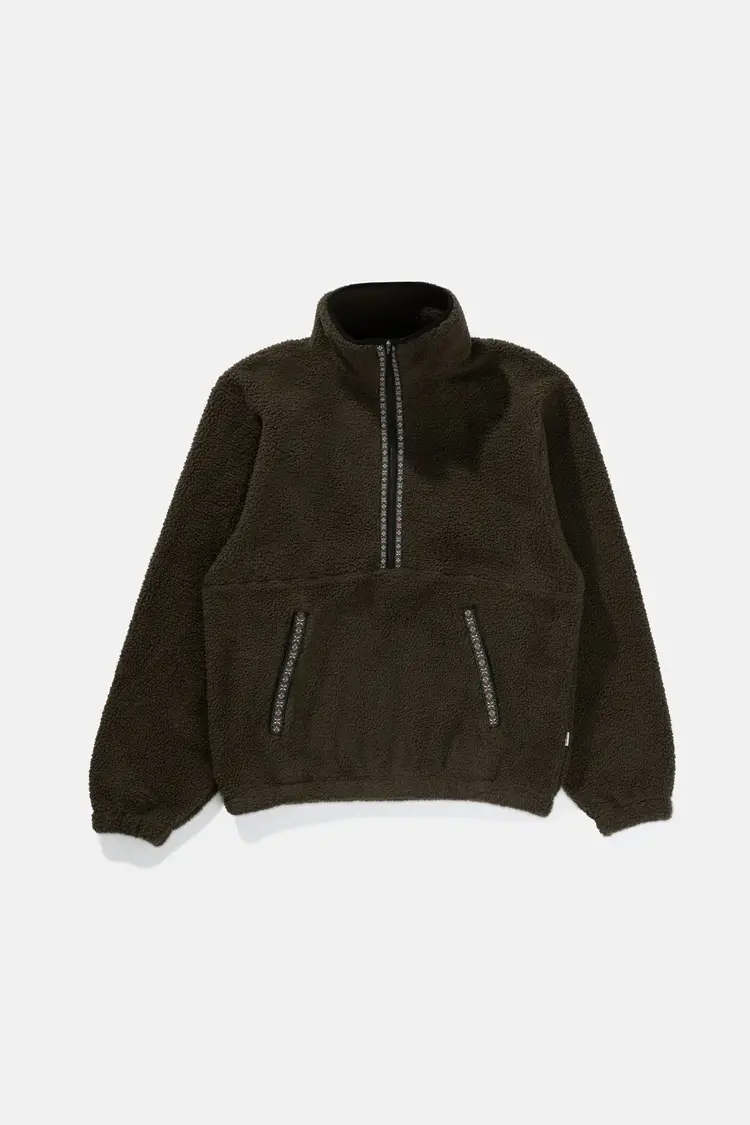 Rhythm Sherpa Pullover Olive