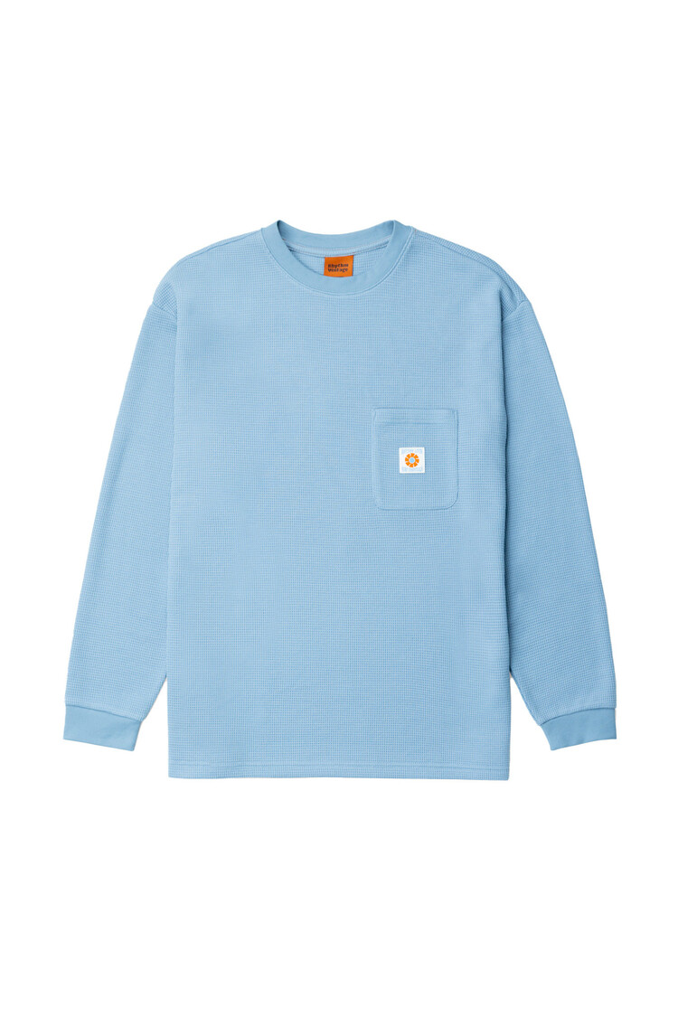 Rhythm Vintage Pocket Ls Waffle Slate