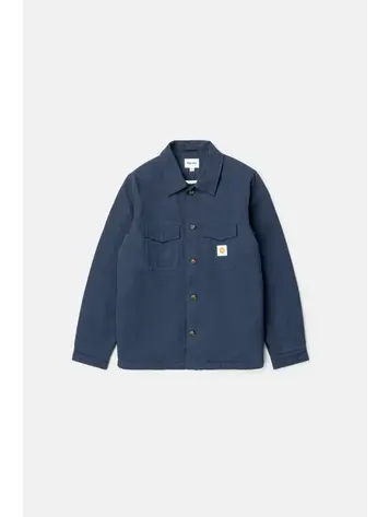Rhythm Sherpa Lined Work Shirt Navy