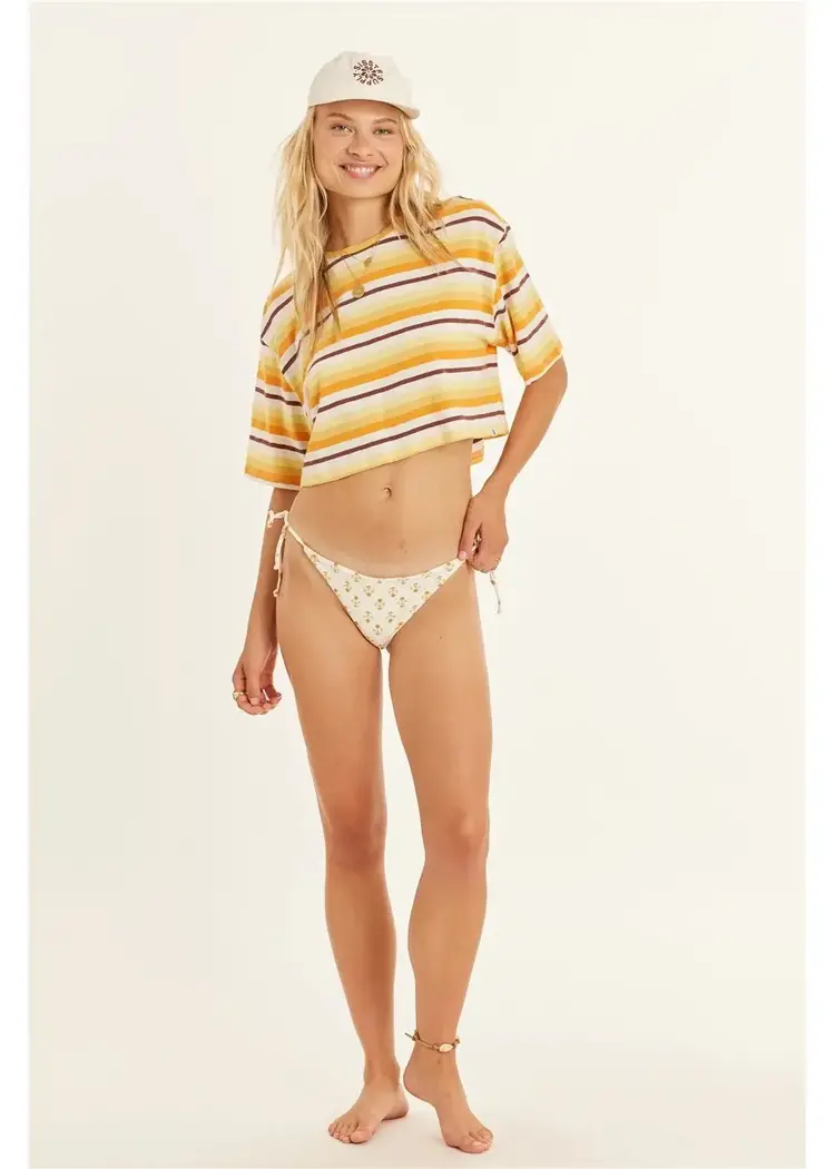 Sisstr Way Back Knit Top Sunflower