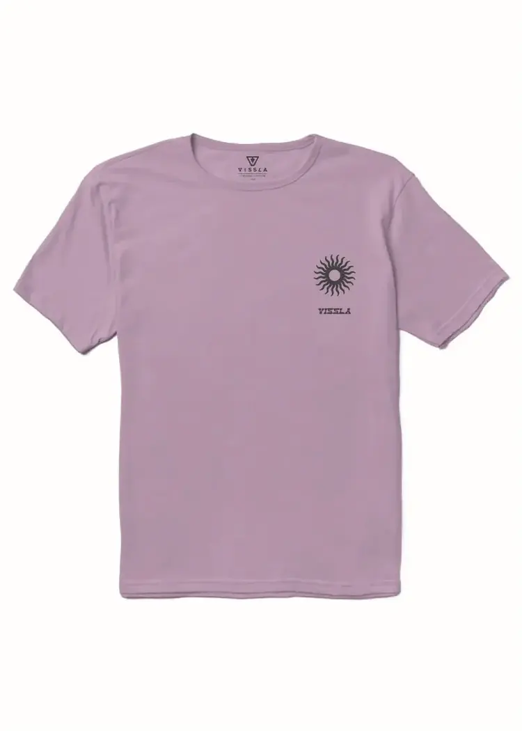 Vissla Hula Hands Organic Tee Plum