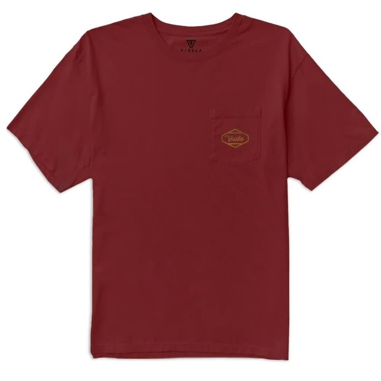 Vissla Magic Hands Premium Tee Fired Brick