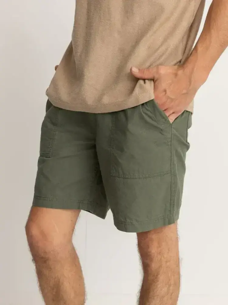 Rhythm Worn Path Ripstop Short Olive