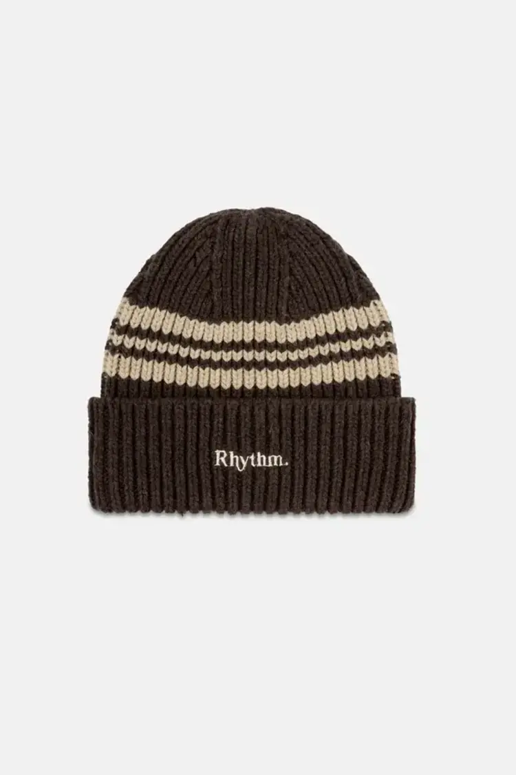 Rhythm Stripe Beanie Cedar