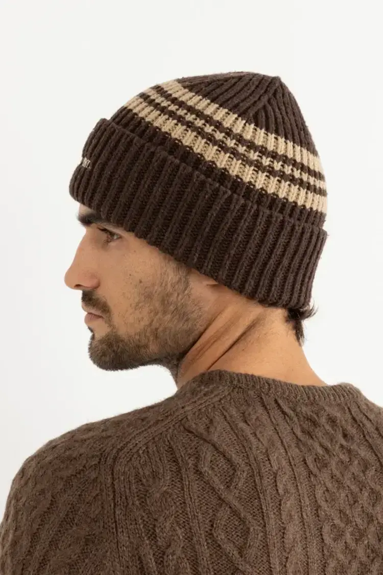 Rhythm Stripe Beanie Cedar