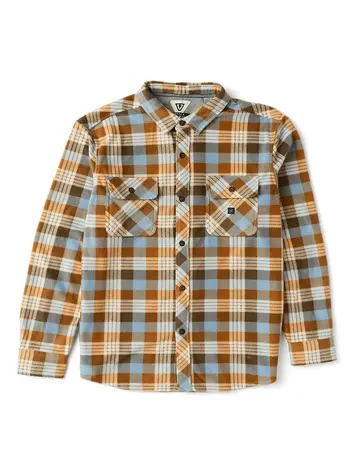 Vissla Eco-zy Ls Polar Flannel Faded Denim