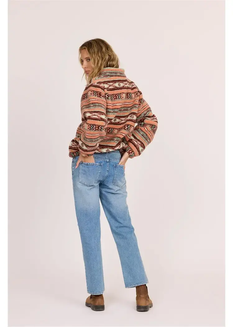 Sisstr Smooth Sherpa Fleece Canyon Rose