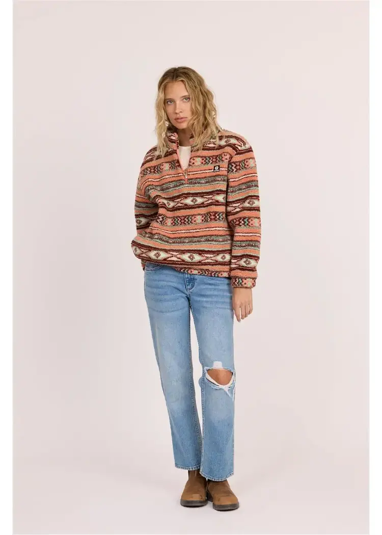 Sisstr Smooth Sherpa Fleece Canyon Rose