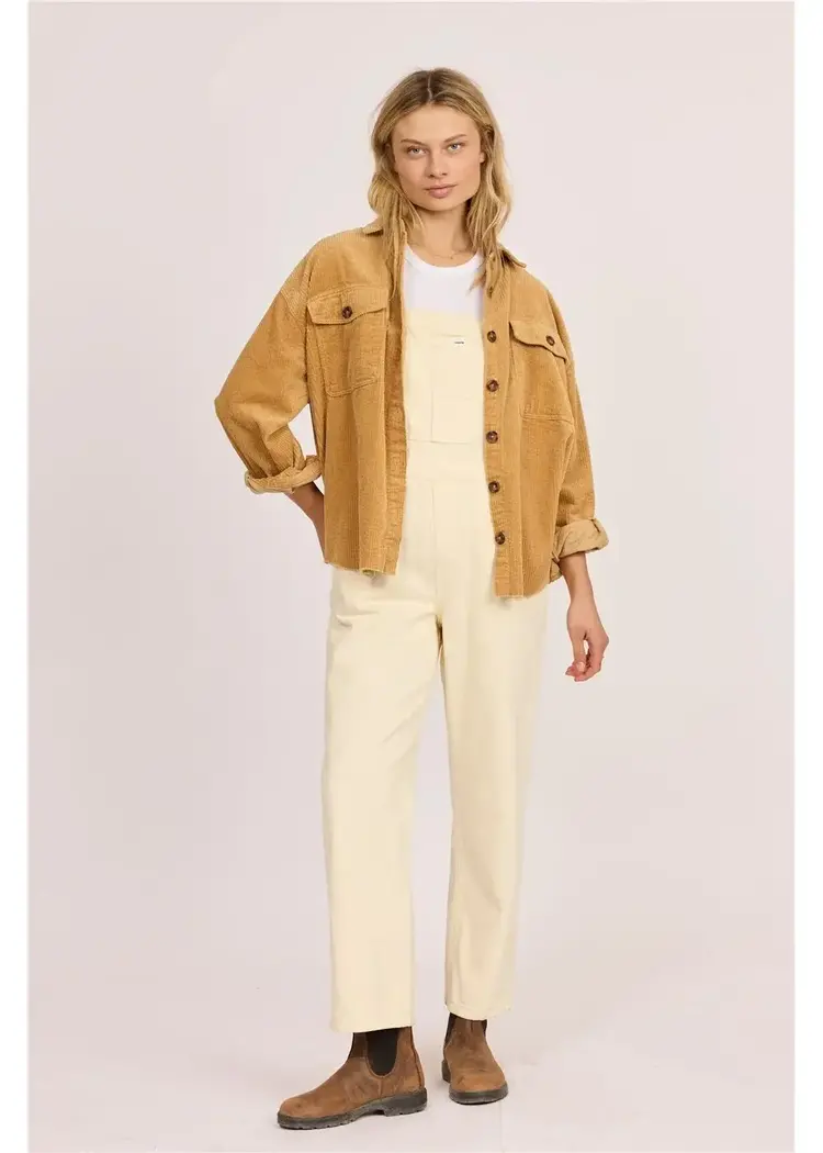 Sisstr After Hours Cord Shacket Rattan