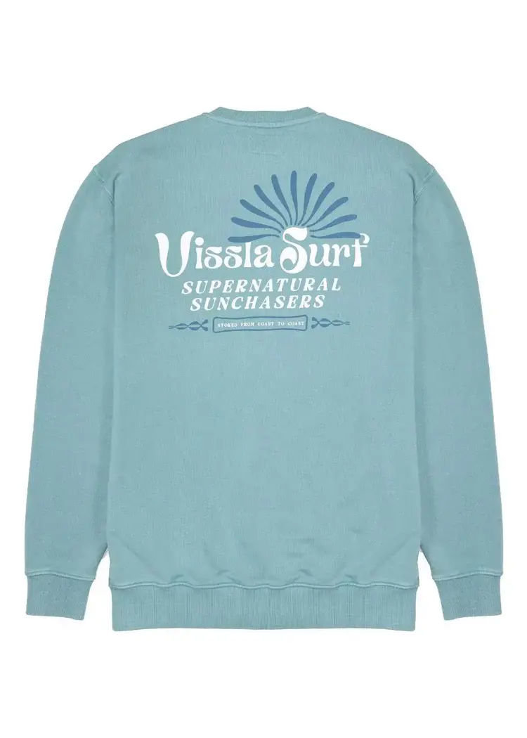 Vissla Sunchasers Crew Fleece Smokey Jade