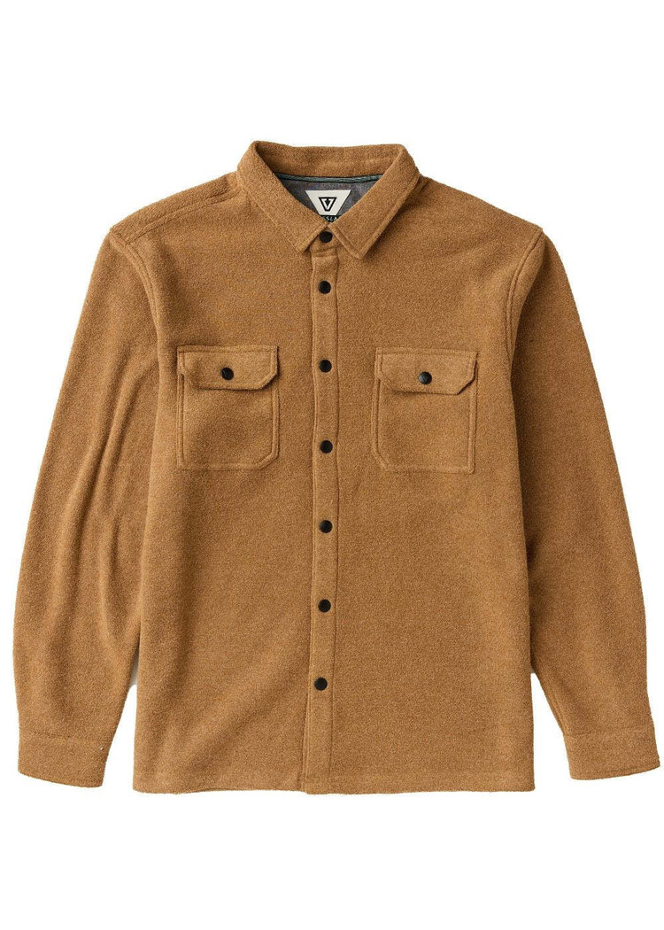 Vissla Looper Terry Eco Ls Shirt Rubber