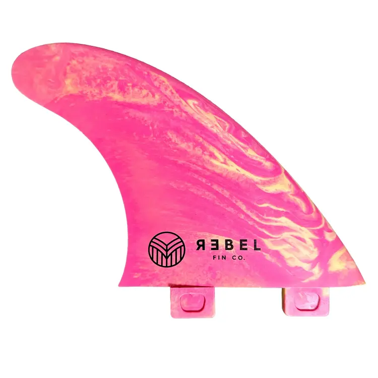 Rebel Fin Co. Recycled Marble fins - Thruster FCS - Sunset Surf