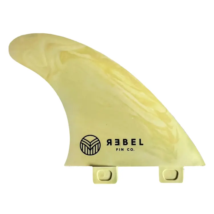 Rebel Fin Co. Recycled Marble fins - Thruster FCS - Golden Reef