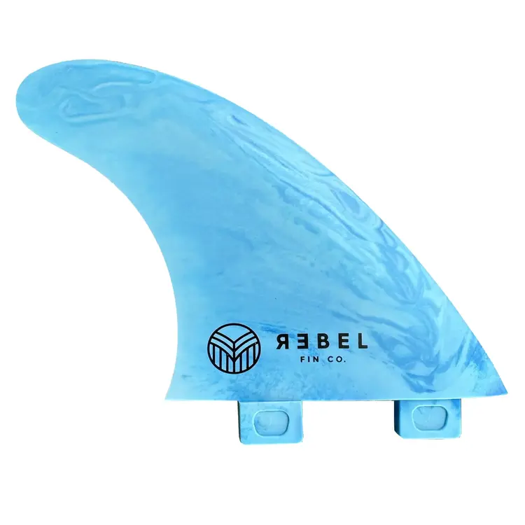 Rebel Fin Co. Recycled Marble fins - Thruster FCS - Sky Full Of Waves