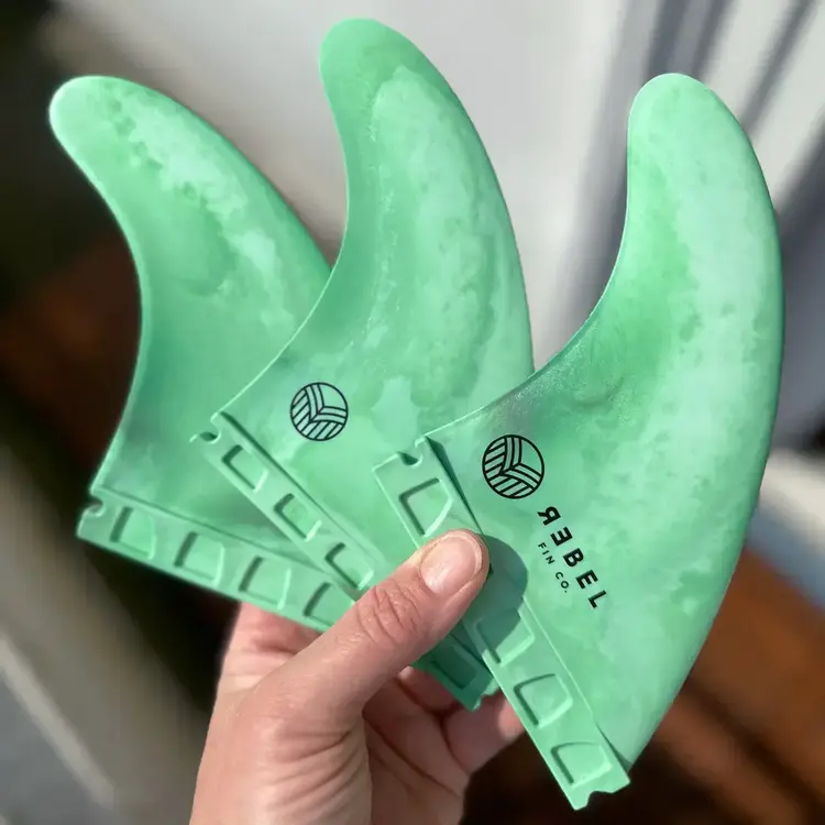 Rebel Fin Co. Recycled Marble fins - Thruster Futures - Bundoran
