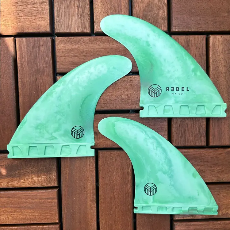 Rebel Fin Co. Recycled Marble fins - Thruster Futures - Bundoran