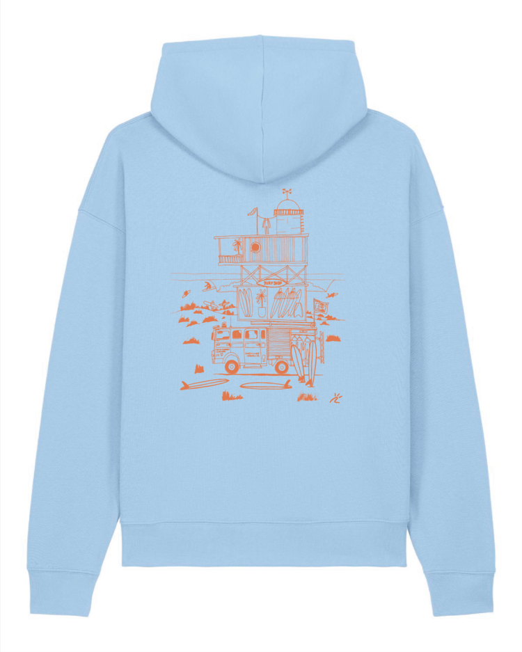 Surfvillage Club Hoodie - Blue Sky
