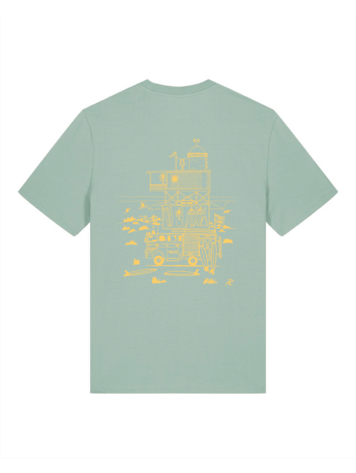 Surfvillage Club Tee - Aqua