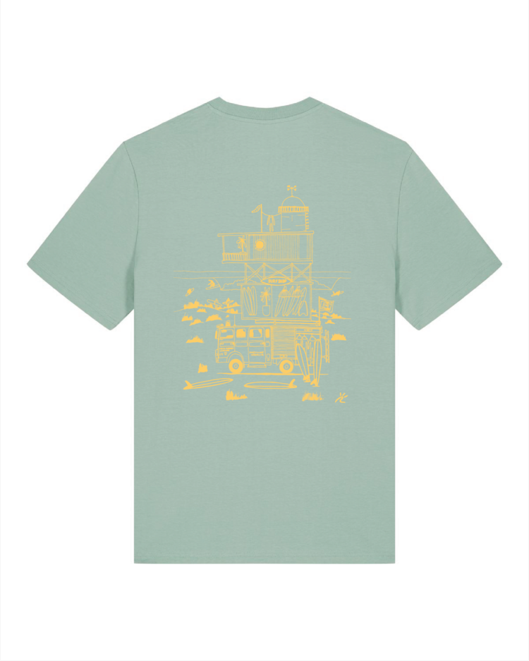 Surfvillage Club Tee - Aqua