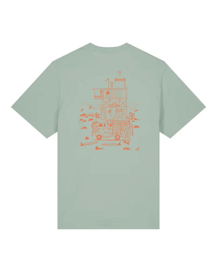 Surfvillage Mini Club Tee - Aqua
