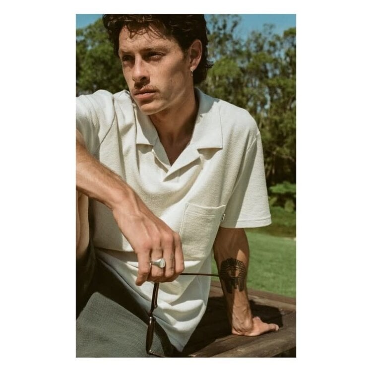 Rhythm Vintage Terry Polo Natural