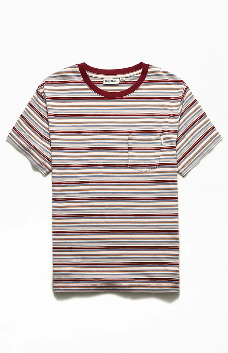Rhythm Everyday Stripe Tee Multi