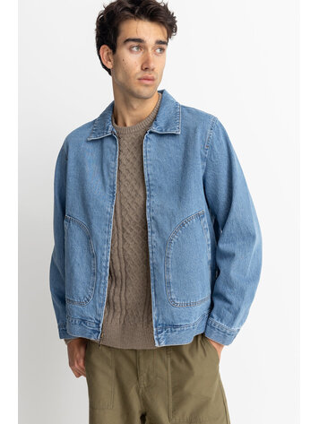 Rhythm Denim Utility Jacket Worn Indigo