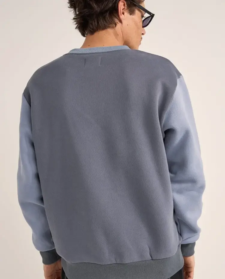 Rhythm Ellipse Sun Fleece Crew Blue