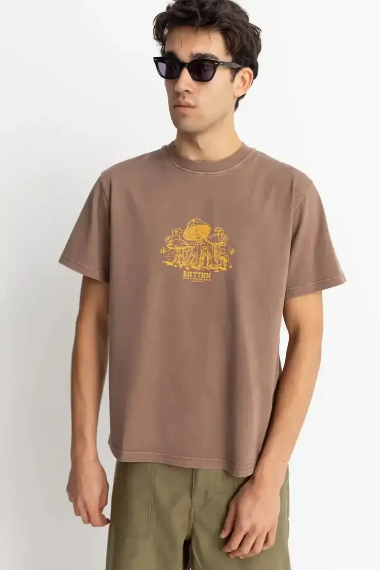 Rhythm Fanclub Vintage Tee Brown