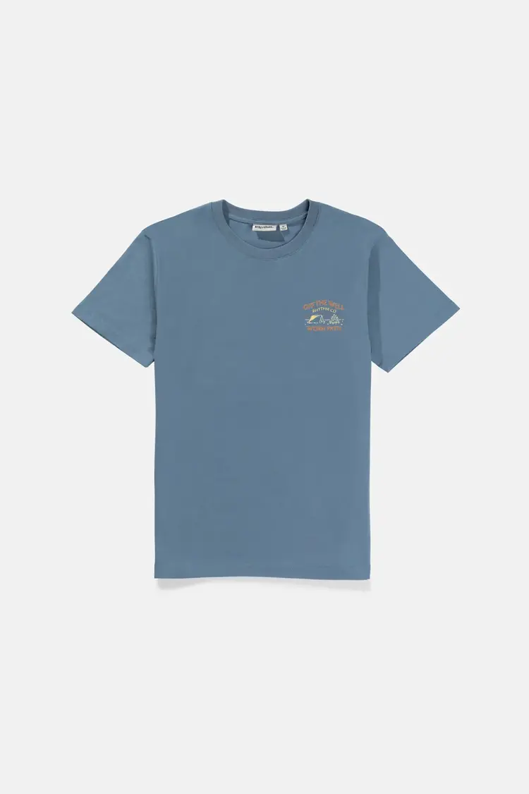 Rhythm Wilderness Tee Vintage blue