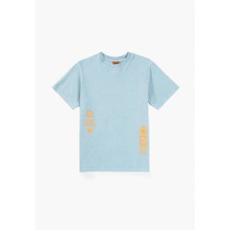 Rhythm High Life Vintage Tee Blue fog