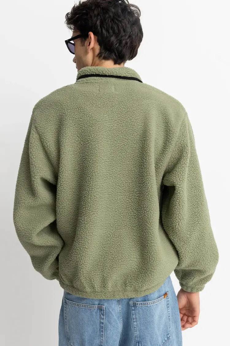 Rhythm Sherpa Pullover Sage