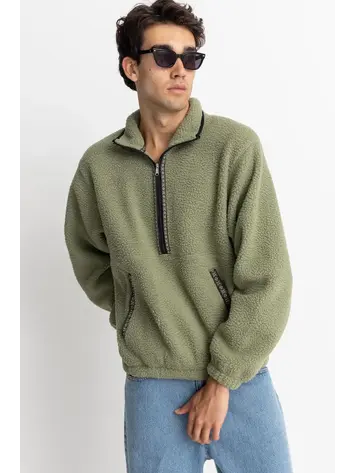 Rhythm Sherpa Pullover Sage