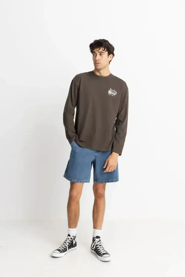 Rhythm Natural Harmony Vintage Ls Tee Vintage Black