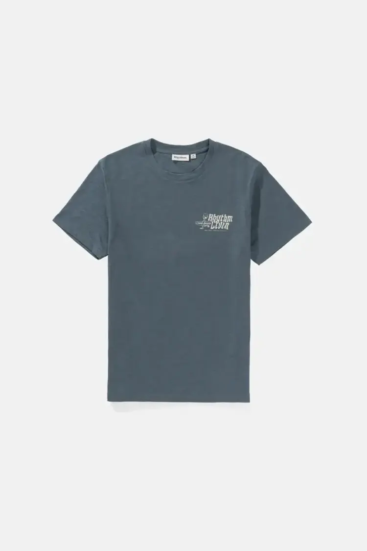 Rhythm Livin Slub Tee Slate