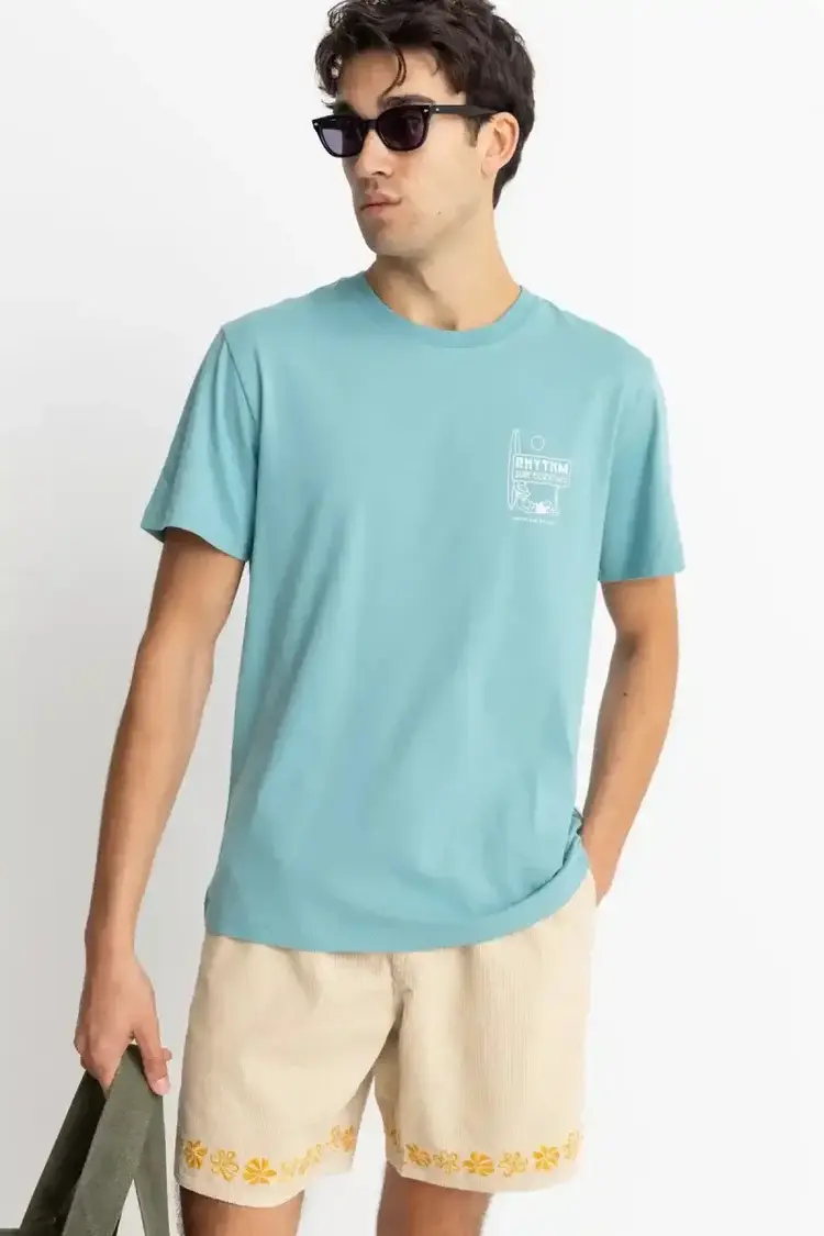 Rhythm Lull Tee Mineral blue