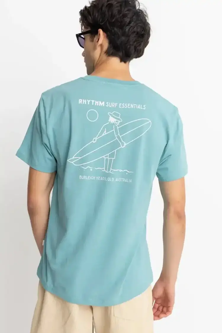 Rhythm Lull Tee Mineral blue