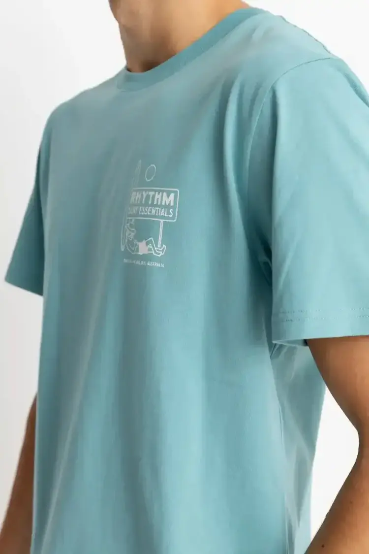 Rhythm Lull Tee Mineral blue