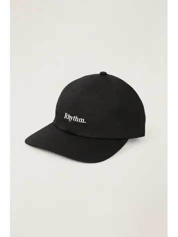 Rhythm Essential Brushed Twill Cap Black