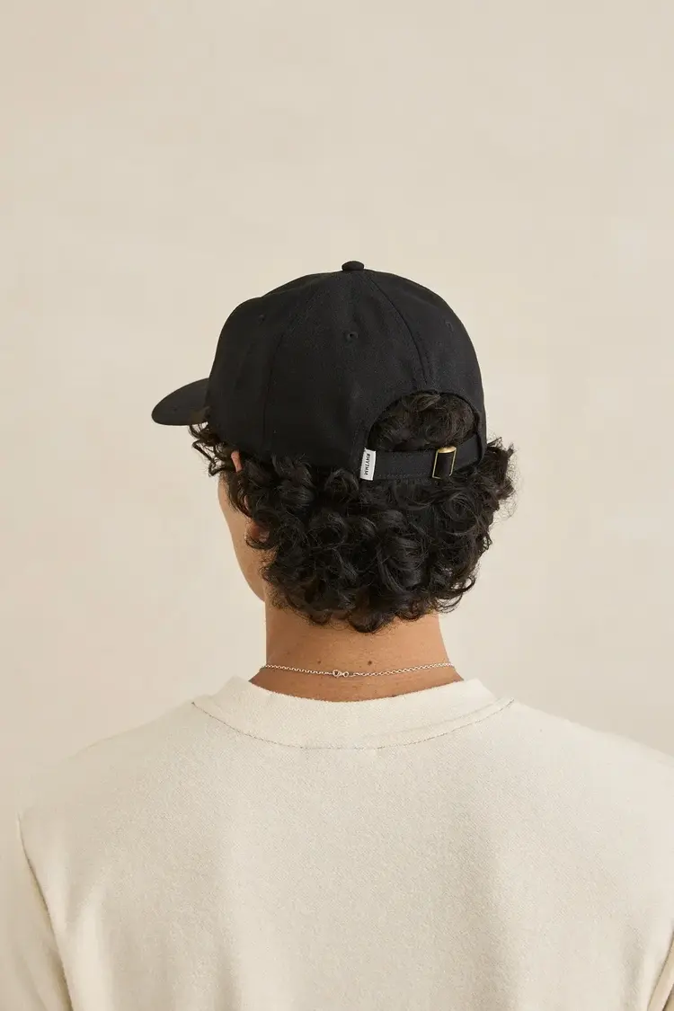 Rhythm Essential Brushed Twill Cap Black