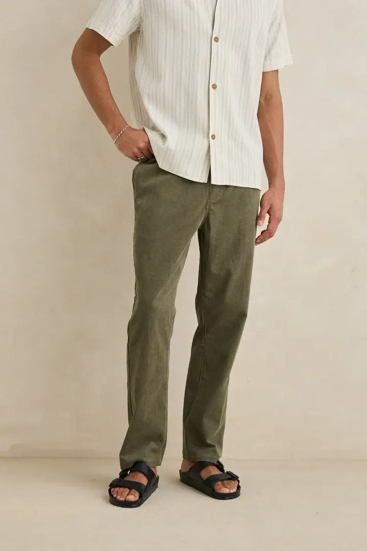 Rhythm Cord Jam Pant Olive