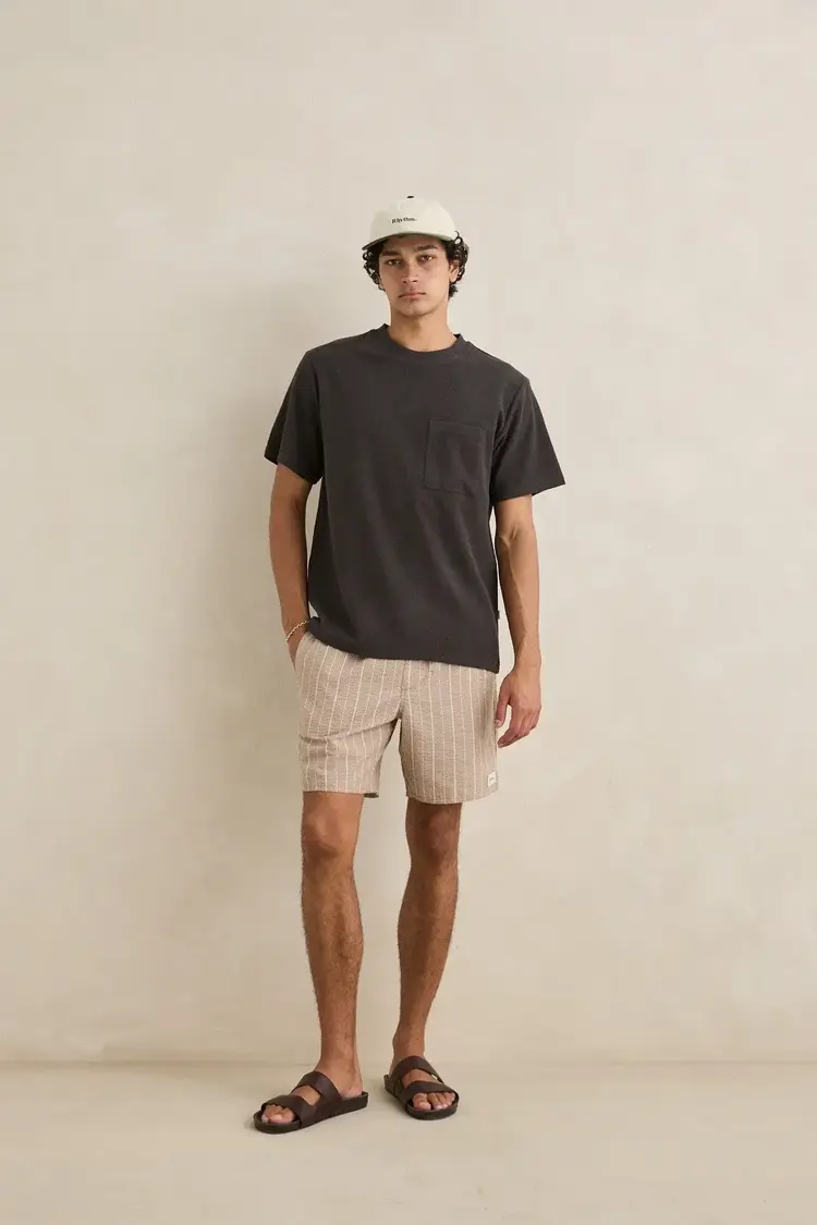 Rhythm Vintage Terry Tee Vintage Black