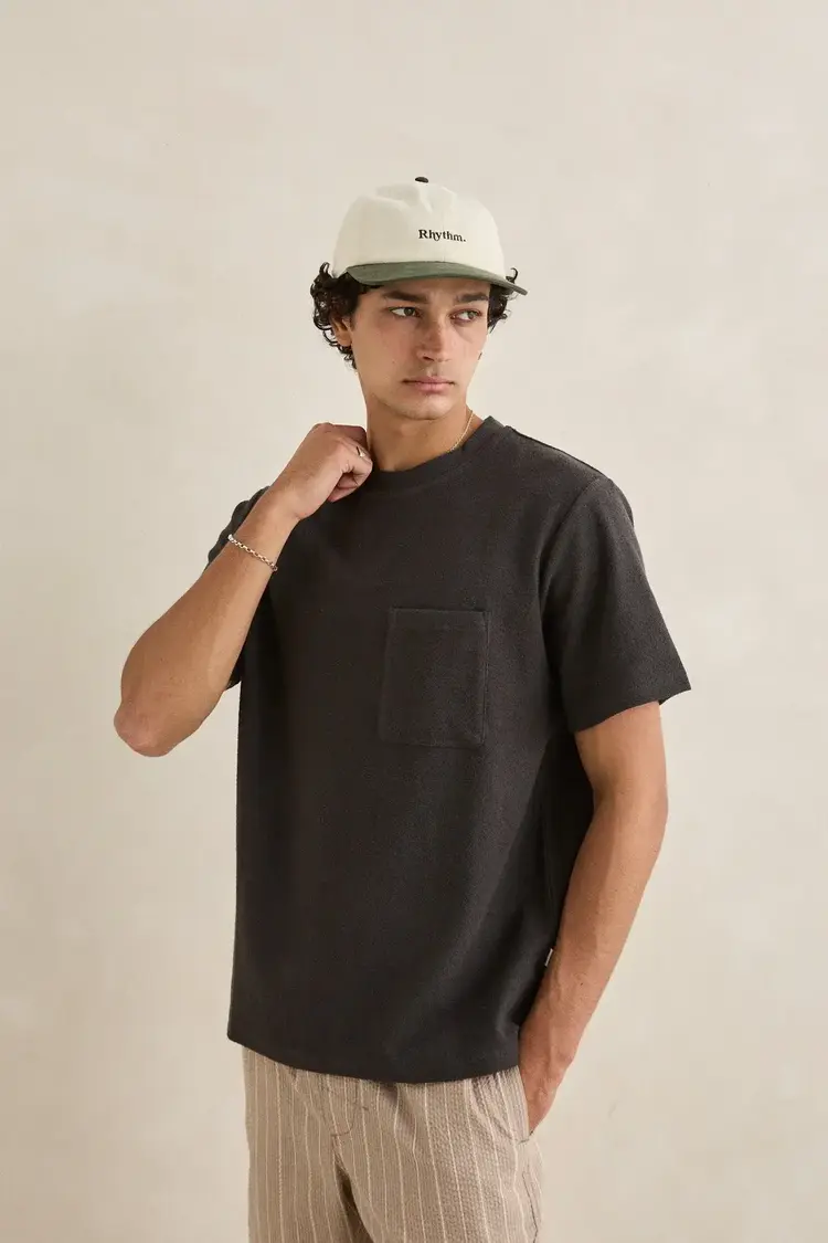 Rhythm Vintage Terry Tee Vintage Black