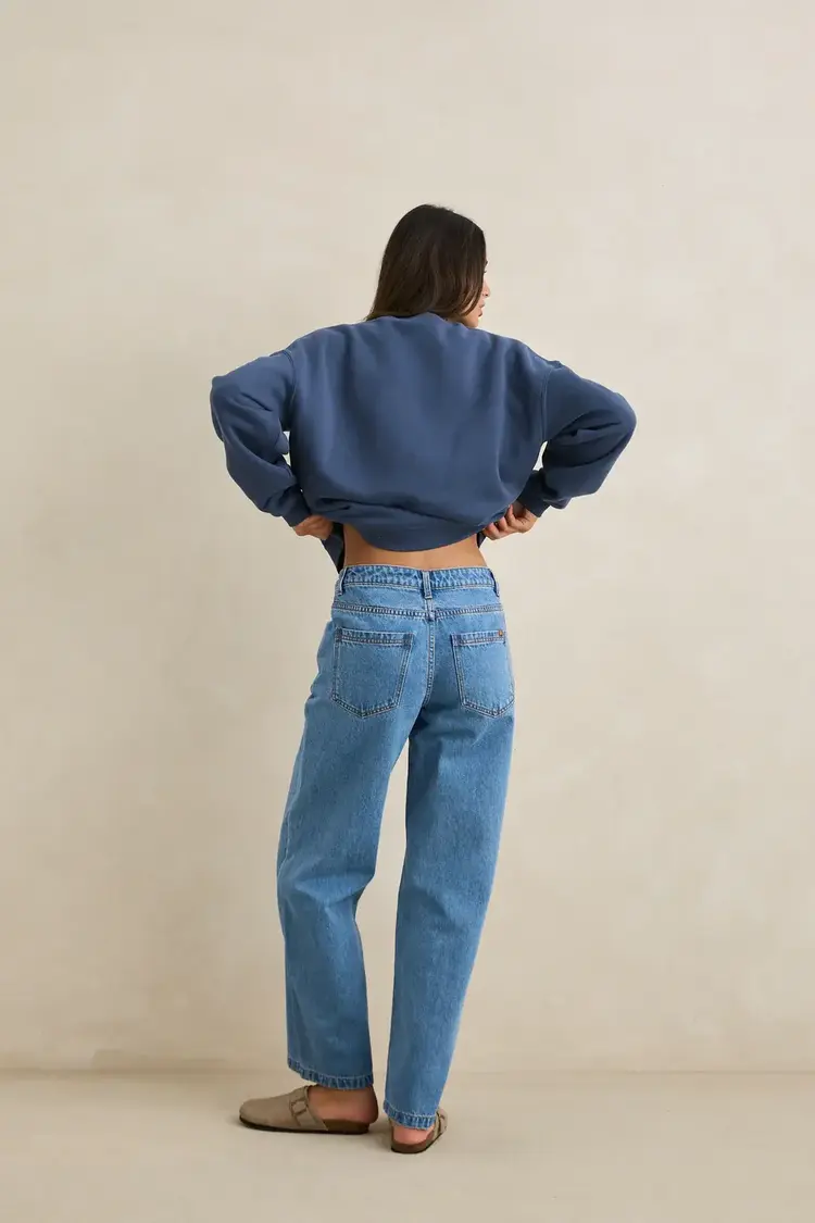 Rhythm Rhythm Crew Neck Fleece Indigo