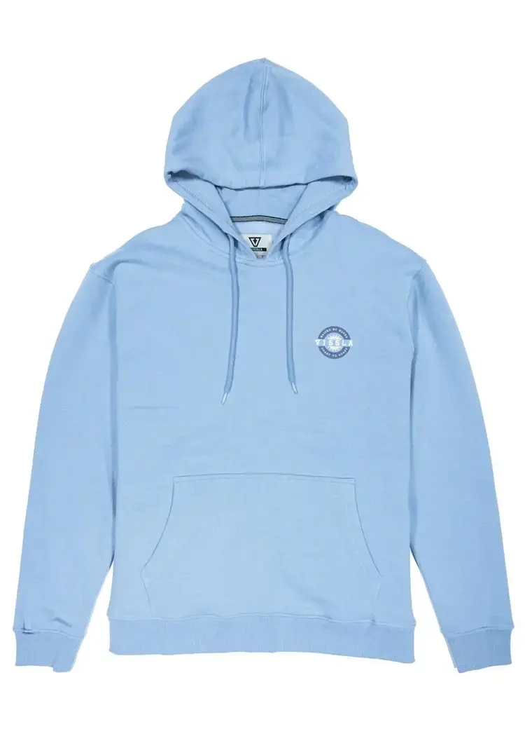 Vissla Drifting Away Eco Fleece Pull Over Hoodie Faded Denim