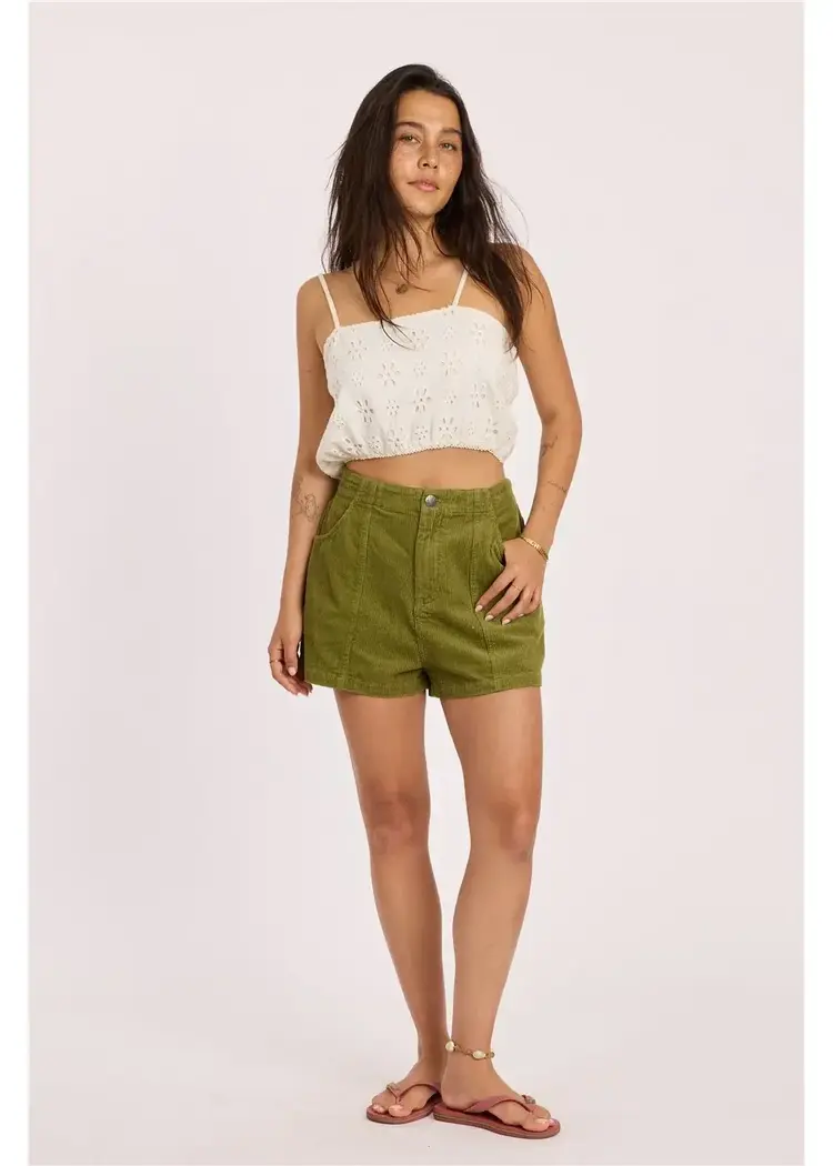 Sisstr Sandy Shores Woven Short Seaweed
