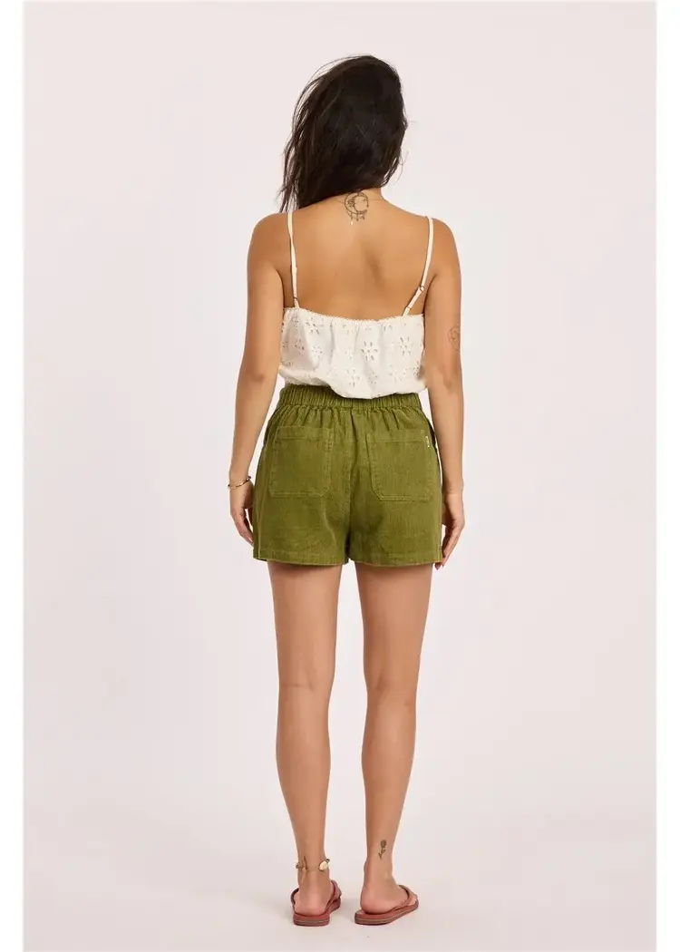 Sisstr Sandy Shores Woven Short Seaweed
