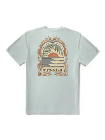 Vissla Canopy Cosmic Wash Tee Coastal blue