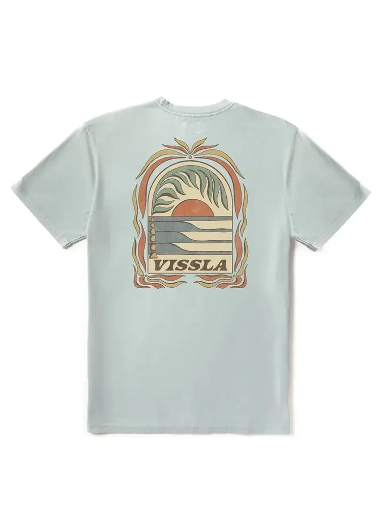 Vissla Canopy Cosmic Wash Tee Coastal blue